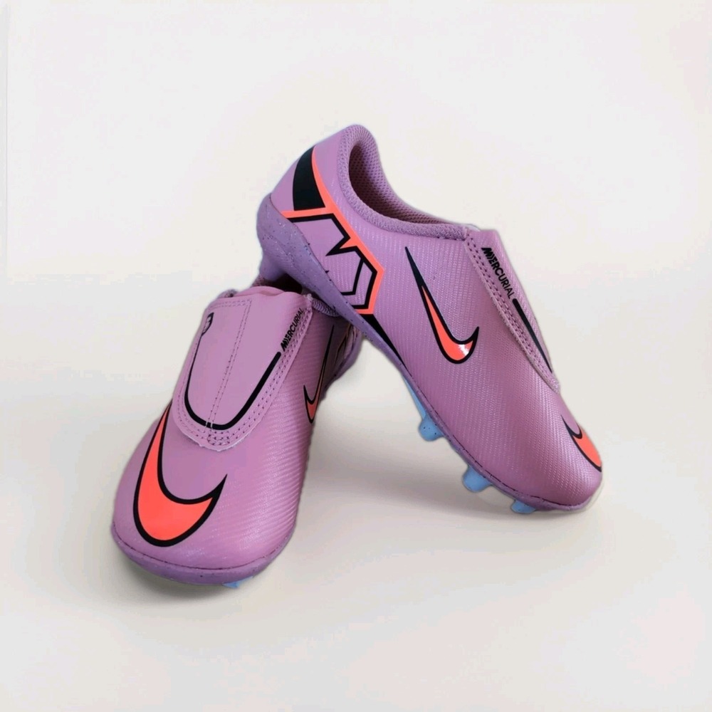 Nike Mercurial 10.5 C Toddler Soccer Cleats Pink, Easy On Laceless FQ8290-600